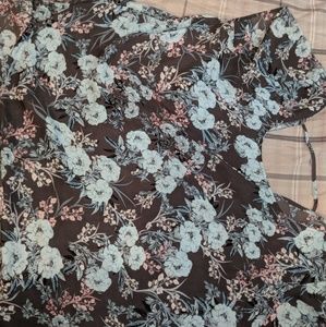 Torrid floral loose blouse